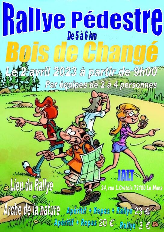 Rallye pédestre 2023 - JALT LE MANS